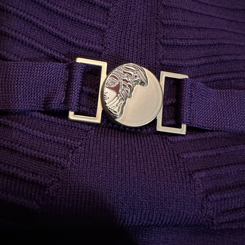 VERSACE Collection Purple Large Dress ~NWT - Picture 8 of 8